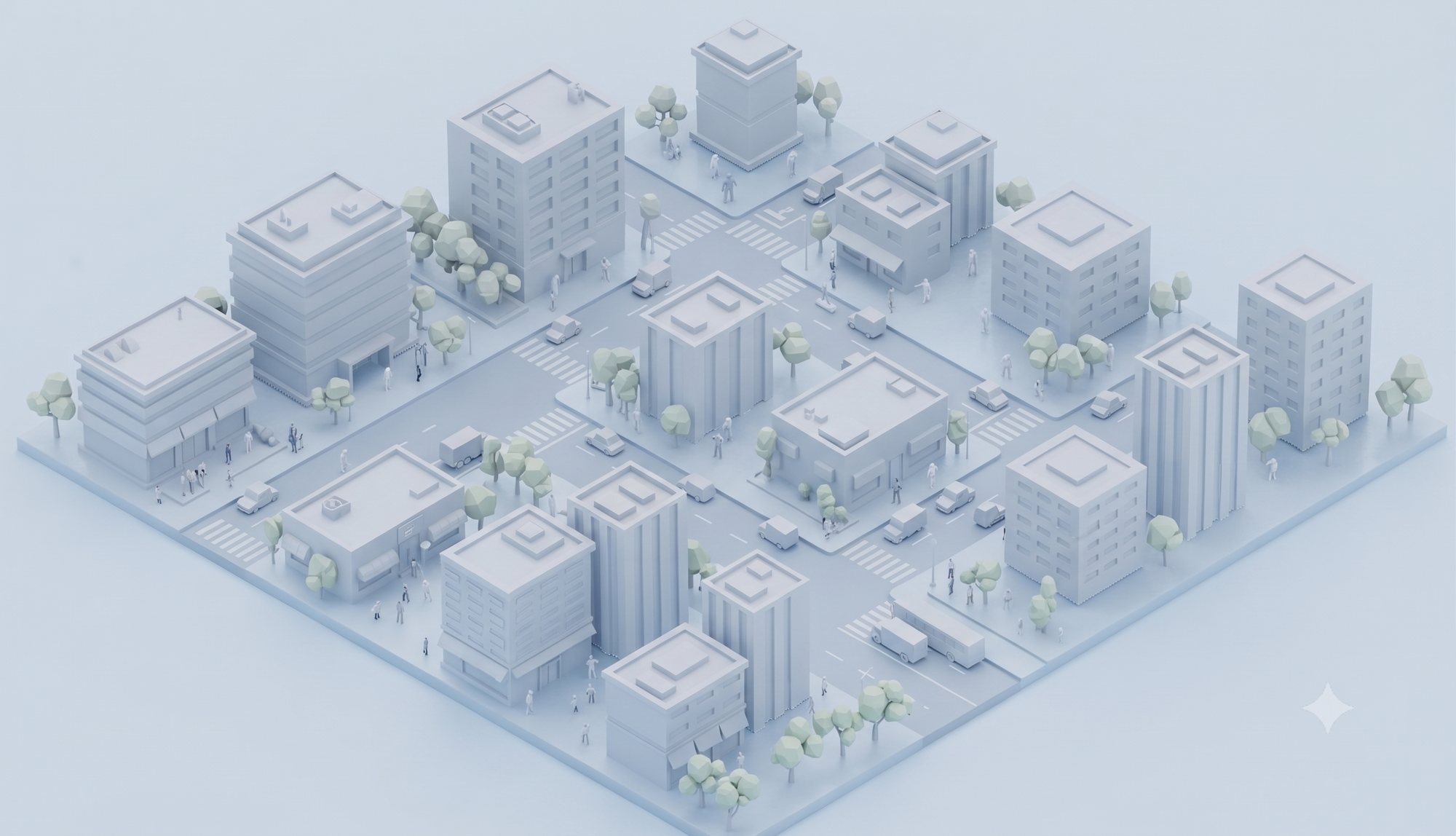 Aerial view of a city